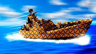 Forts, But With ACTUAL Floating Battleships!