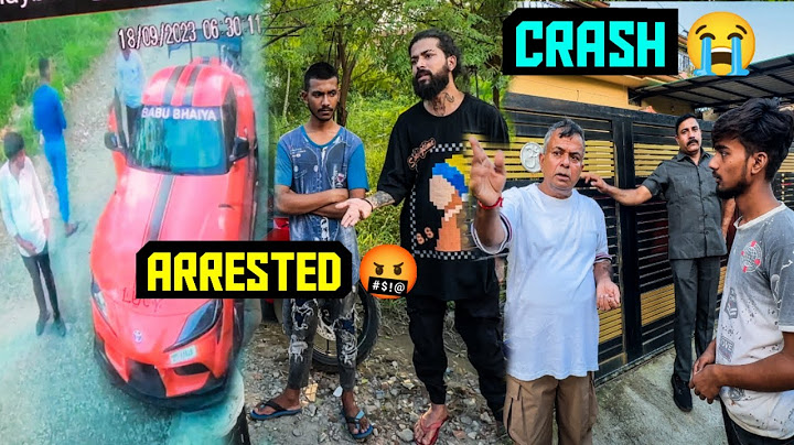 Finally Apni Supercar Supra Mk5 Ko Damage Karney Waaley Logo Ko Arrest Karliya 😡 Busted