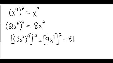 Algebra I 7 1 Multiplying Monomials