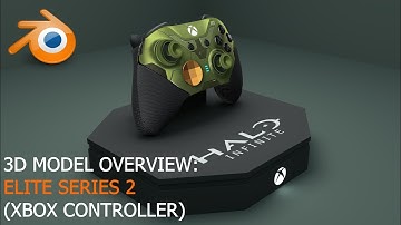 Halo Infinite - Xbox Elite Series 2 Controller - Render Preview