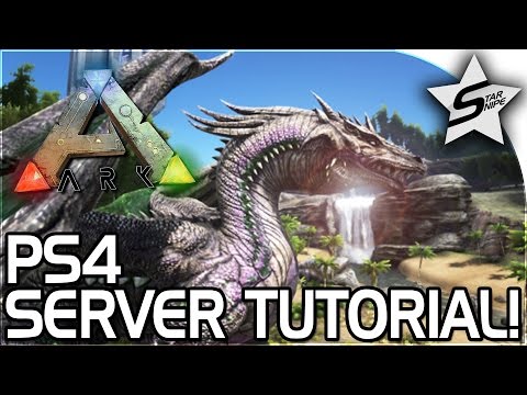 Ark Survival Evolved Ps4 Tutorial How To Make A Private Server Dedicated Server Ps4 Pro Youtube