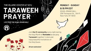 Taraweeh Prayer Ramadan 2024 Taraweeh Prayer Night 4 3.13.2024