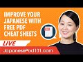 How to Improve Japanese with free PDF Cheat Sheets