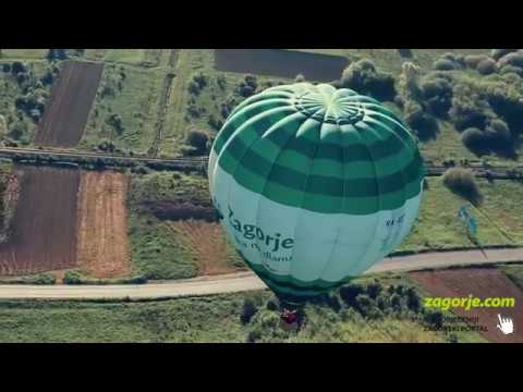 Let balonom na vrući zrak u Zagorju