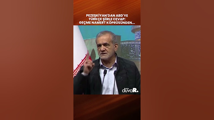 Pezeşkiyan'dan ABD'ye Türkçe şiirle cevap: Geçme namert köprüsünden #shorts