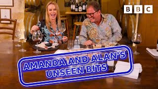 Amanda and Alan's HILARIOUS unseen bits 🤣 | Amanda and Alan's Italian Job