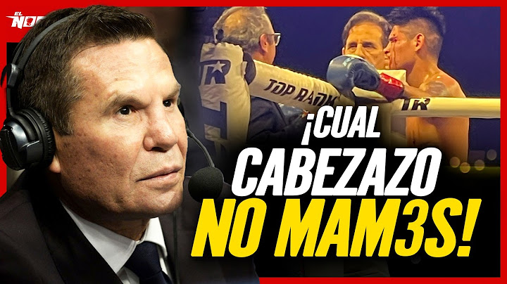 ASÍ REACCIONÓ JULIO CÉSAR CHÁVEZ a la POLÉMICA PELEA de EMANUEL VAQUERO NAVARRETE vs CHARLY SUÁREZ