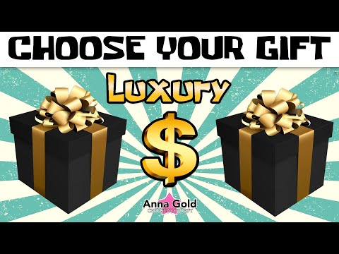 4k CHOOSE YOUR GIFT  ?  left or right,  this or that? ?  LUXURY Gifts Anna Gold ВЫБИРАШКИ