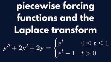 Differential Equation | Piecewise forcing function example