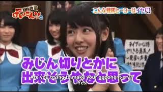 (NMB48 Geinin!! 2) We would hate this Sentai Hero: Akarin, Milky, Sayanee, Nana, Yuihan