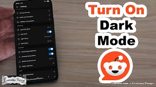 How to Turn On Dark Mode on Reddit App