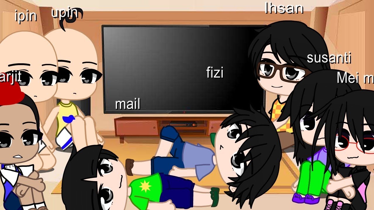 Upin Ipin dan kawan-kawan nonton tiktok Upin Ipin part 2