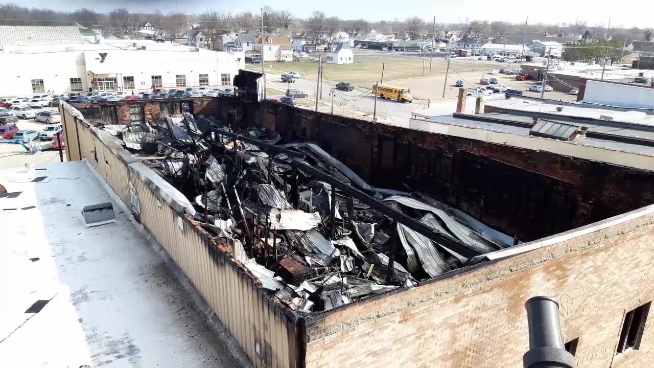 Mattoon Fire From Above YouTube
