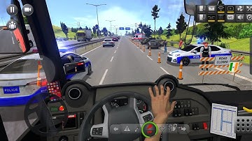 Bus Simulator : Ultimate | Police 🚔 🚨👮‍♂️ | Mobile Gameplay | Zuuks | Drive with Devil 😈 