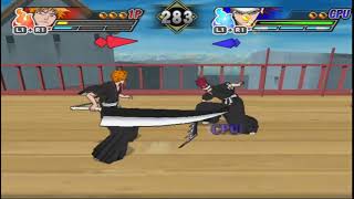 Kurosaki Ichigo vs Abarai Renji (Free Battle Mode)(Hard Mode) (Bleach Blade Battlers 2nd) screenshot 5