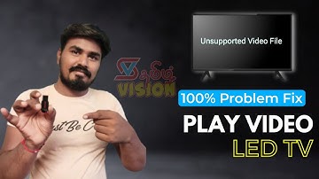 Fix To Play Back Not Available Unsupported Video Files Any Normal LED TV Tamil 2024 | Convert Video