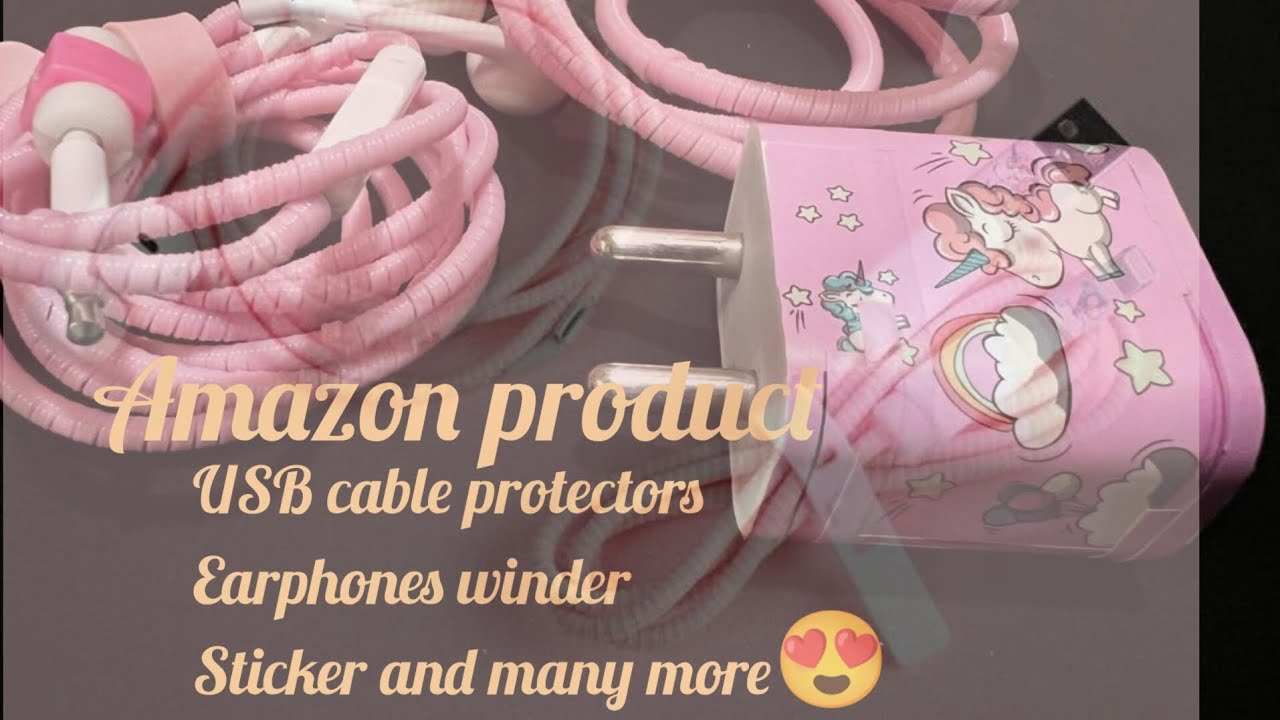 USB cable protector , earphone winder from Amazon.detail on description
