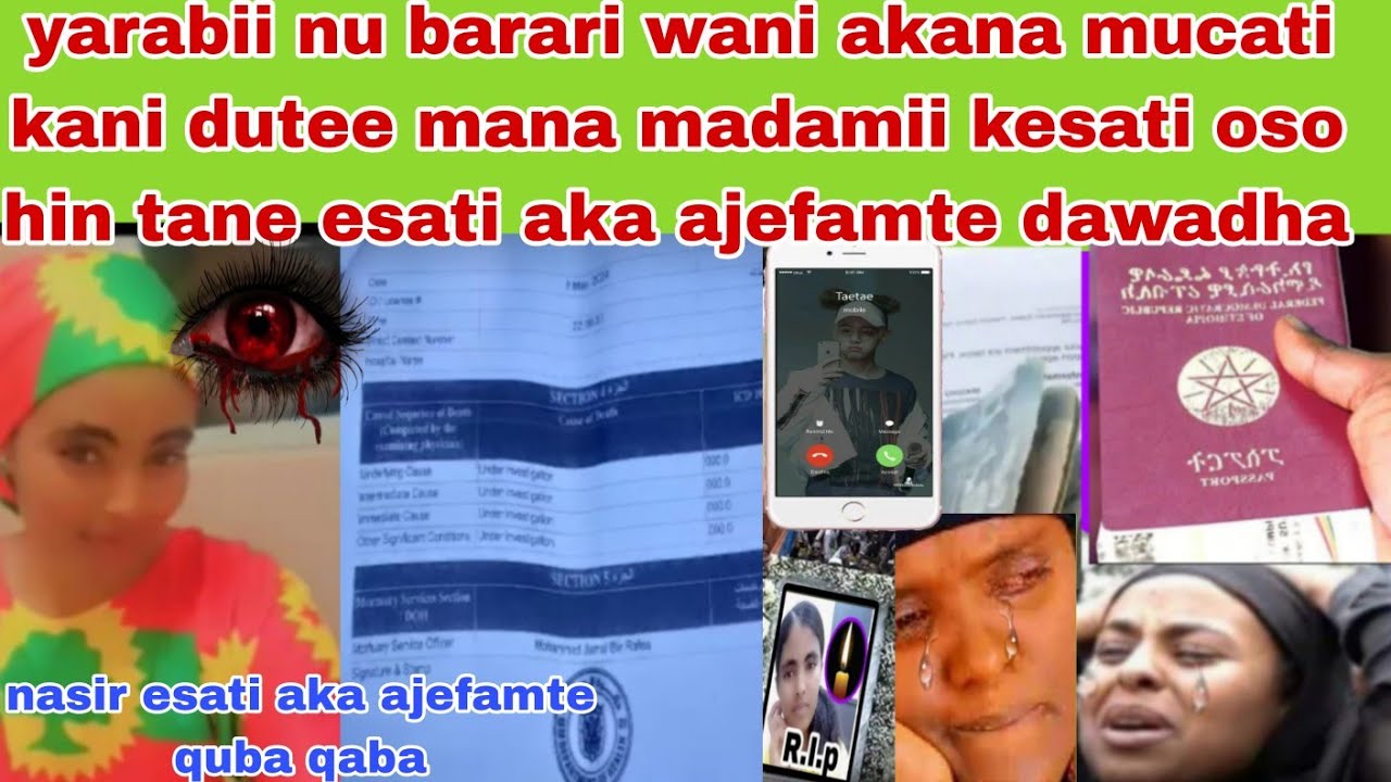 yarabii nu barari wani akana mucati kani dutee mana madamii kesati oso ...