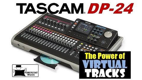 Tascam DP24/DP32 Digital Portastudio: Using Virtual Tracks