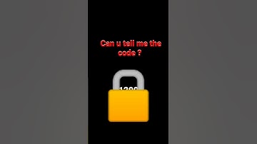 can u tell me the code ? #code#find#funny #lock