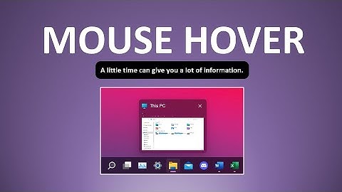 Mouse hover in windows OS 🐱‍🏍