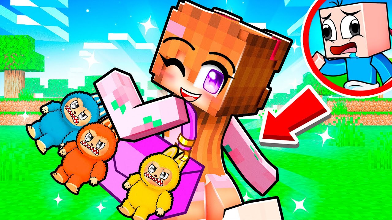 Nos Convertimos en LABUBUS para TROLLEAR a mi AMIGA en Minecraft