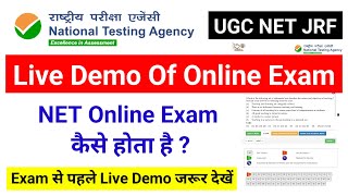 ?Live Demo  UGC NET Online Exam Kaise Hota Hai How to Attempt Online UGC NET Exam UGC NET MENTOR