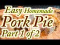 Pork pies made at home, easy step by step instructions. Part 1