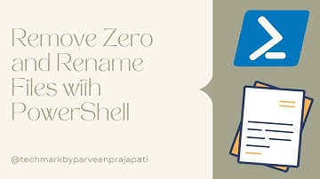 Remove Zero and Rename Files with PowerShell
