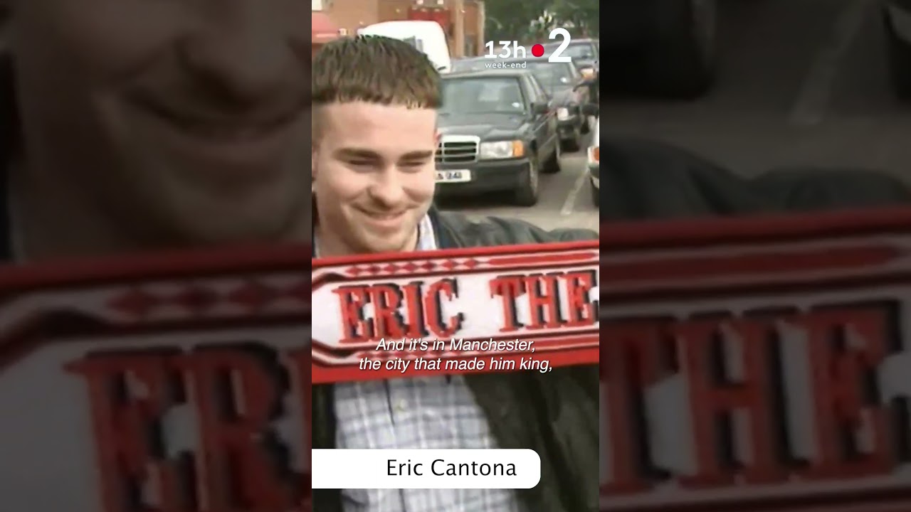 Éric Cantona au JT de 13h sur France2.
