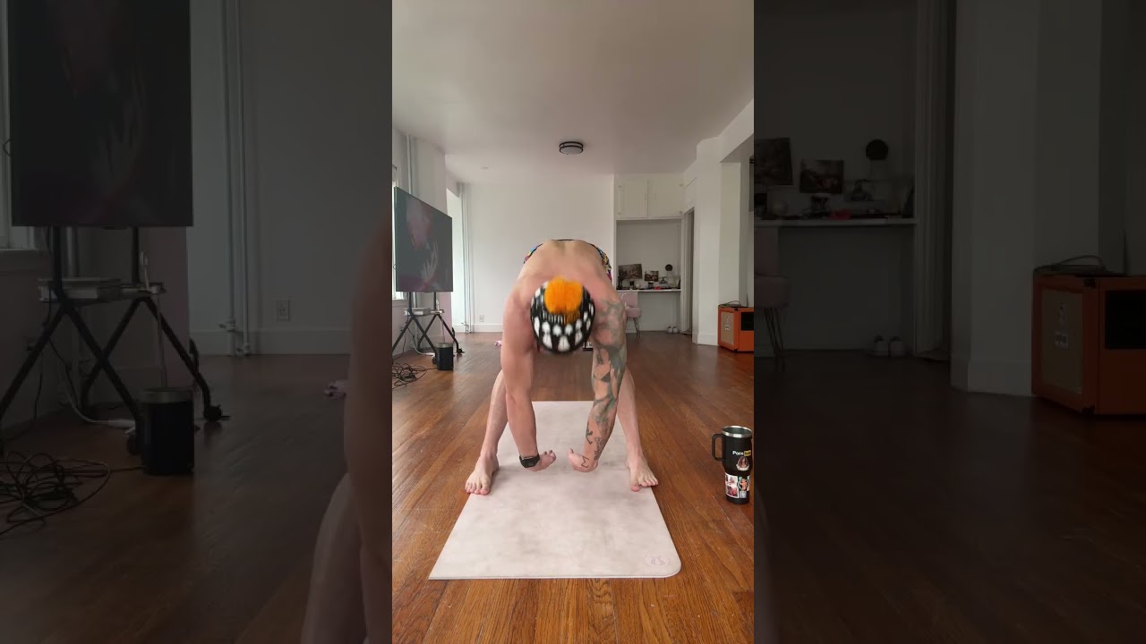 Simple Morning Yoga Stretching: Full Body Warm Up with Actor Celtic IRON part 2