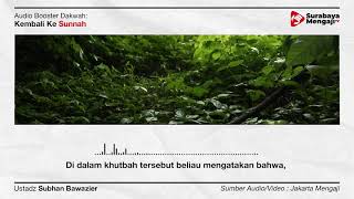 Kembali Ke Sunnah - Audio Poster