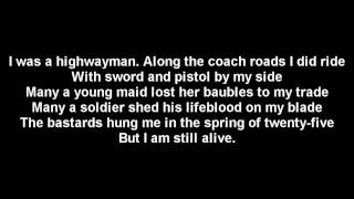*HD*Johnny Cash - Highwayman w/ lyrics. chords