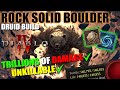 Diablo 4 - ROCK SOLID BOULDER Druid Build Guide (VERY STRONG and UNKILLABLE) Clears Pit 115+ EASILY