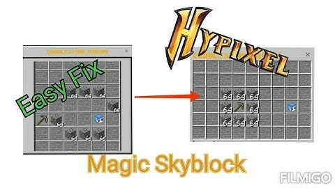 How to craft Minion in magic skyblock/ How to solve custom table problem Hypixel Like server #howto