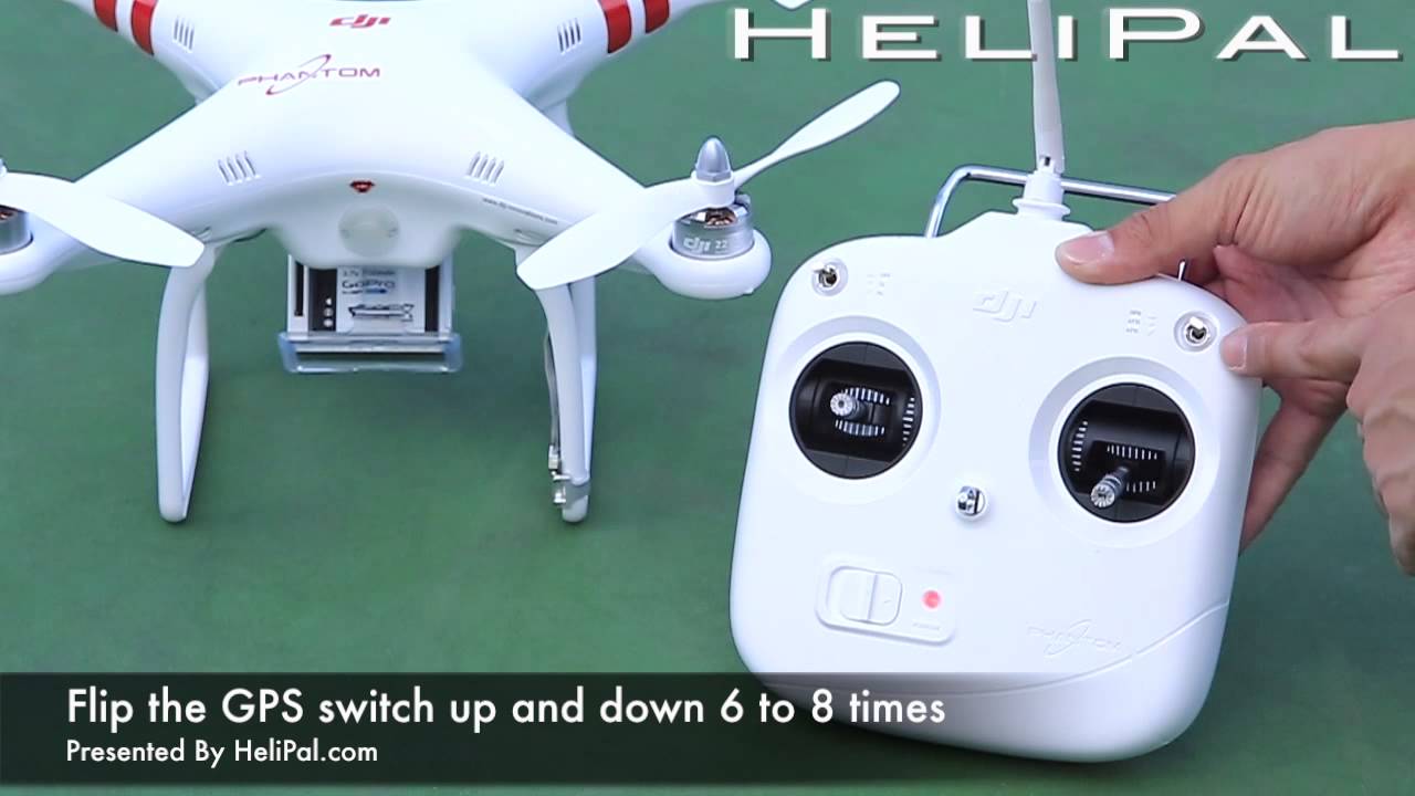 comment demarrer le dji phantom