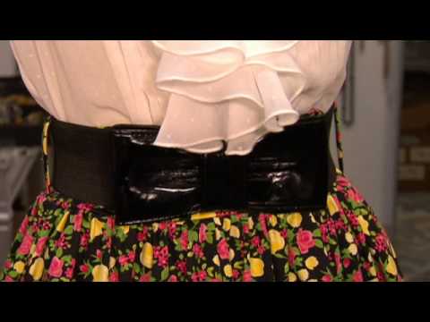 blair waldorf black and white dress