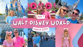 WALT DISNEY WORLD 🏰 Day 7 - Epcot & Magic Kingdom • March 2024