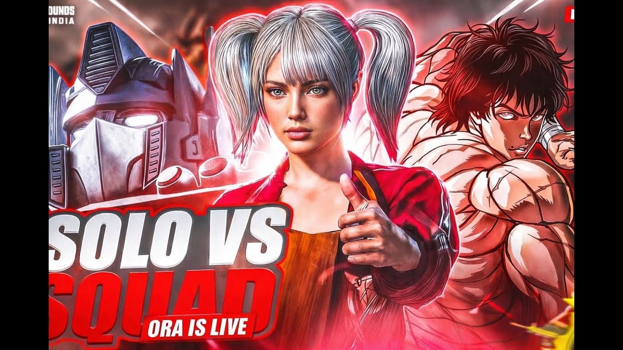 Real test of skills – Solo vs Squad BGMI Live 🎮 | #BGMI #BGMILive #SoloVsSquad #LiveStream