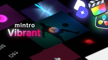 Glow up your logo reveal in seconds! — mIntro Vibrant Collection — MotionVFX