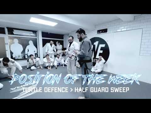 BJJ TURTLE DEFENCE TO HALF GUARD SWEEP