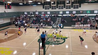 RC Christian wins first set 25-19
