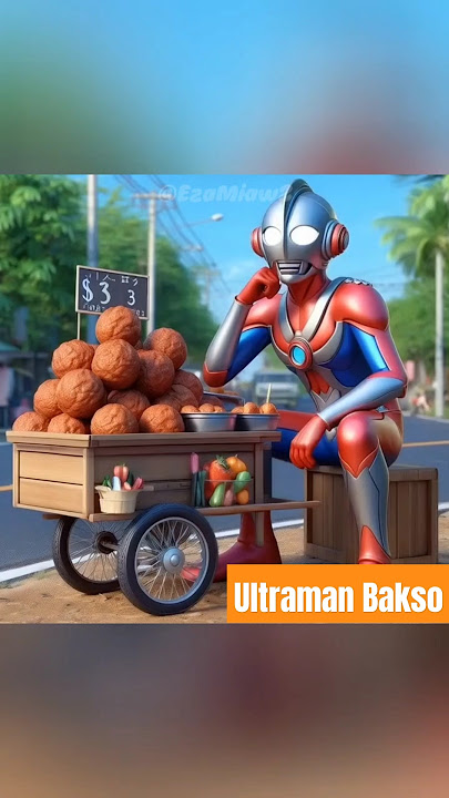Ultraman Jualan Bakso 😹 #ultraman  #comedy #kucinglucu #kartunkucinglucu #kartunkocak