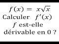 Dérivée d&#39;un produit de deux fonctions - 1re