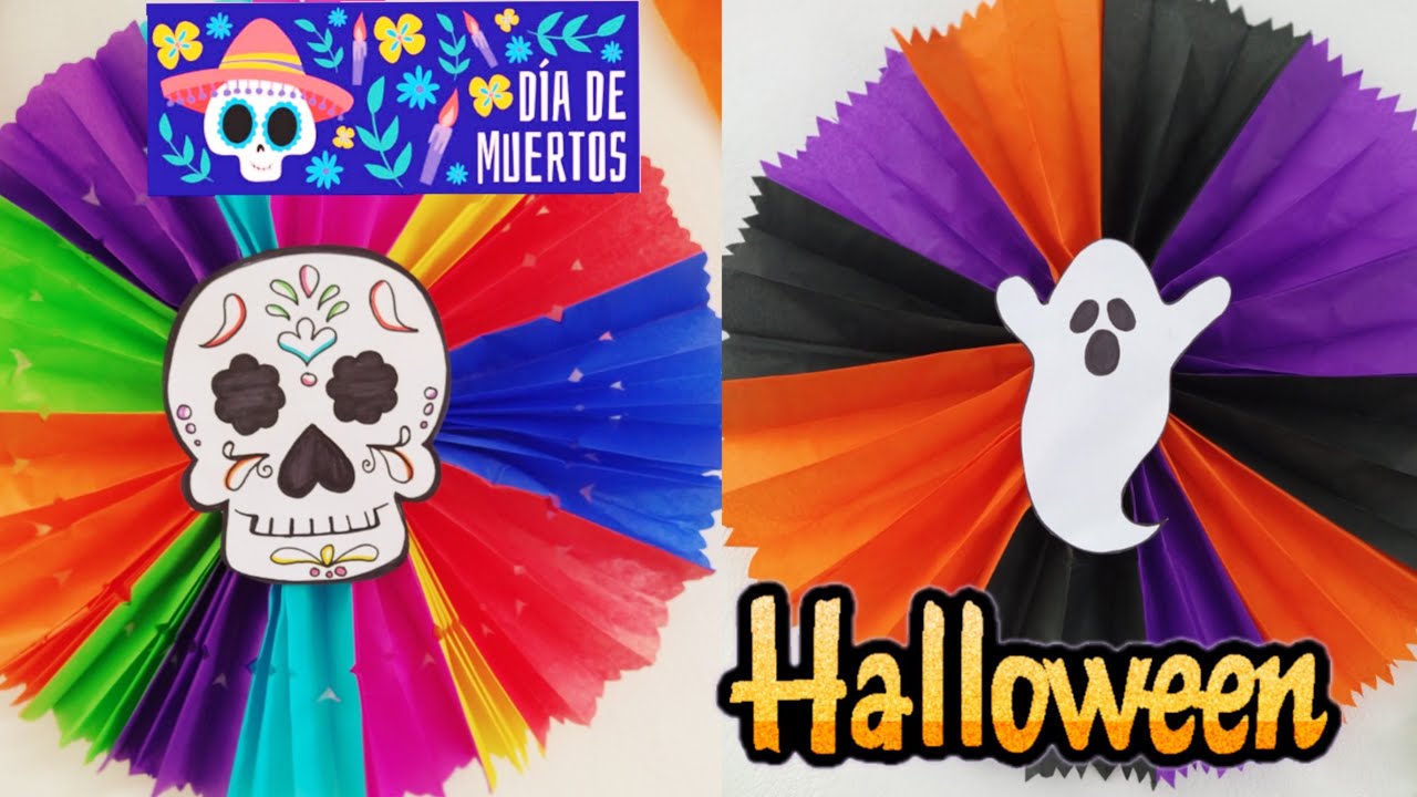 DIY | Day of the dead decorations ????️????️ // Halloween ???????? - YouTube