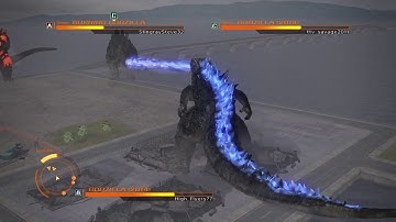 GODZILLA PS4: Godzilla 2014 vs Burning Godzilla vs Godzilla 2014