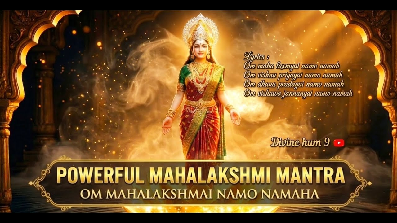 MahaLakshmi Mantra | Removes Obstacles from life| stress relief | attracts money 