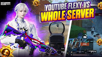 YouTube FLEXY VS Whole Server 😱 Fastest 1v4 in Dominator Lobby Intense Solo vs Squad Gameplay | BGMI