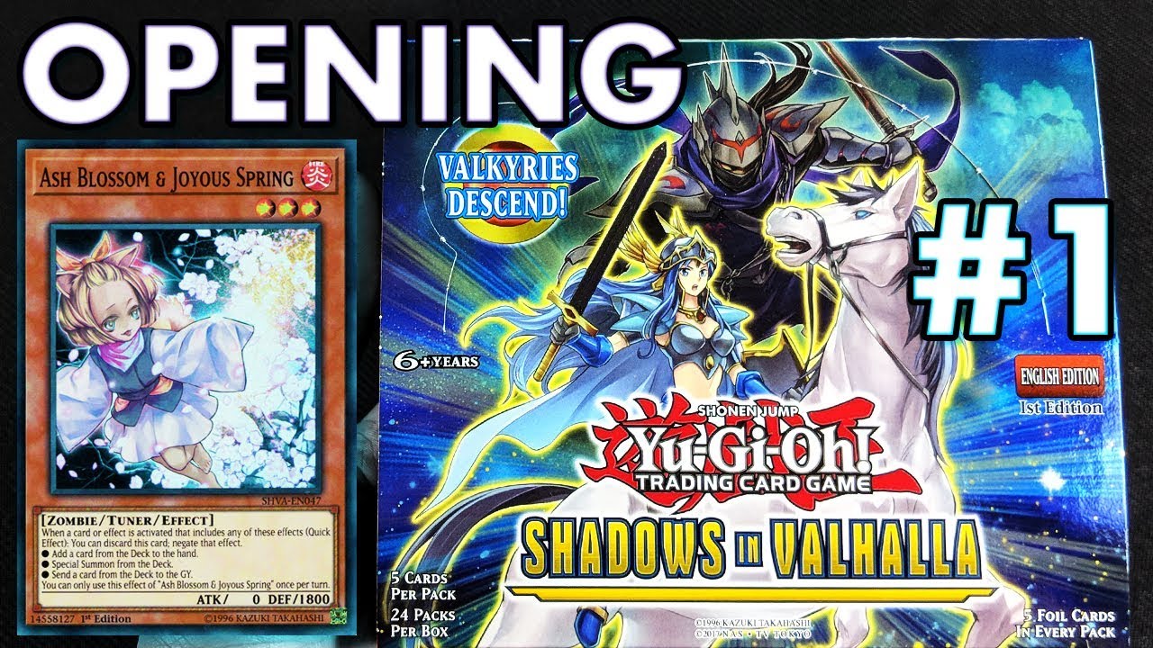 YuGiOh Shadows in Valhalla Booster Box Opening #1