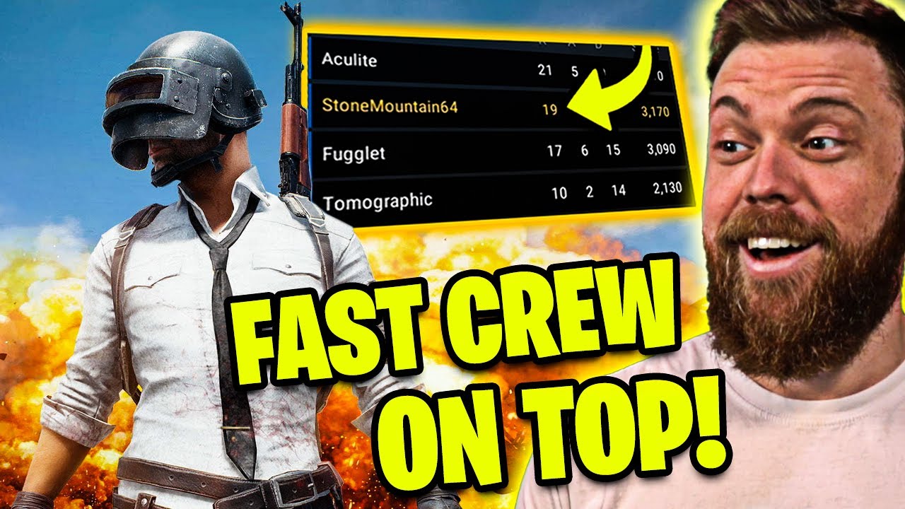 The FAST CREW is BACK in PUBG!! ( PUBG Battlegrounds )